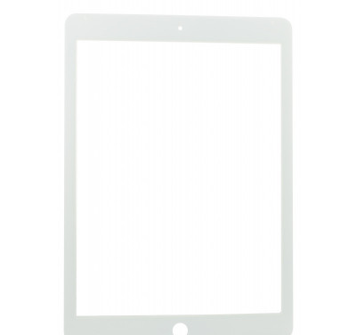 Geam sticla iPad 9.7 (2018) iPad 6, White foto