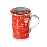 Cana Craciun cu infuzor, cutie cadou II &Oslash; 8 cm x 11,5 H, 500 ml