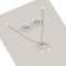 Set Colier Cercei cu Pietre Transparente