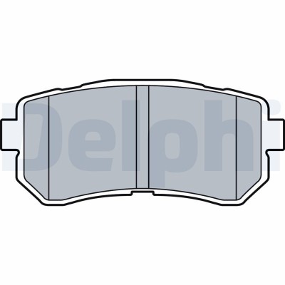 DELPHI LP3521 set placute frana,frana disc foto