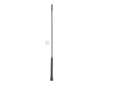 Tija antena auto V16 Carpoint 41 cm cu filet 5 si 6 mm, pentru antene universale de plafon, neagra