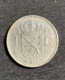 Moneda 1 gulden 1977 Olanda, Europa
