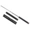 Baston telescopic pliabil, ciocan geamuri detasabil, 53,5 cm, husa cordura, argintiu
