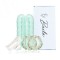 Set Ondulator fara Caldura pentru bucle naturale Salestore.ro&reg;, din tesatura de calitate, 2 elastice, Clesti par, Verde