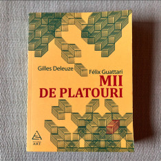 Carte Filozofie Gilles Deleuze Felix Guattari Mii de Platouri trad. Bogdan Ghiu foto