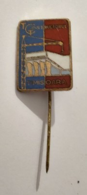 Insigna - Constructorul - Timisoara foto