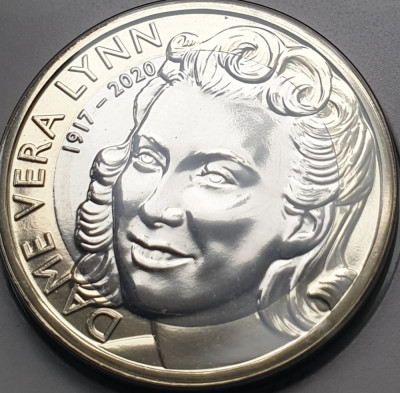 2 pounds 2022 Marea Britanie, Dame Vera Linn, Bunc, Royal Mint Pack foto