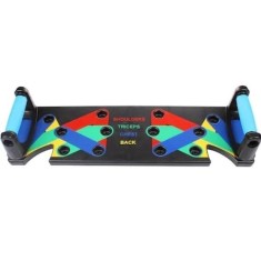 Placa pentru flotari cu manere FOXMAG24, piept, umeri, spate, triceps, multicolora