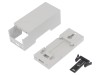 Carcasa DIN ITALTRONIC, gri, 2 module, sina DIN, 2M Modulbox XTS Compact