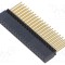 Conector şiruri pini tată 40 PIN 2,54mm aurit THT SAMTEC