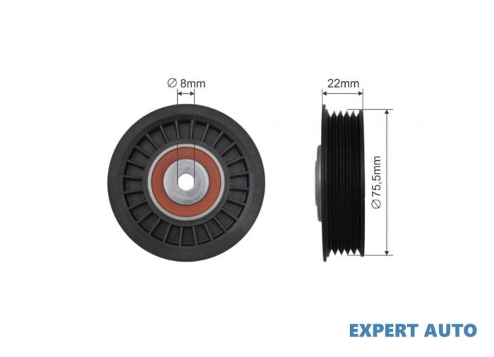 Rola ghidaj curea transmisie Volkswagen Golf 4 (1997-2005)[1J1] #1