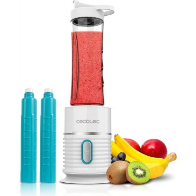 Blender Cecotec Power Titanium 500 EasyGo, 500W, 2 recipiente 600ml, 2 tuburi frigorifice foto