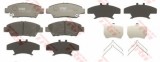 Set placute frana,frana disc HONDA JAZZ III (GE) (2007 - 2013) TRW GDB3493