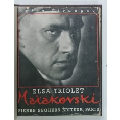 POETES ETRANGERS MAIAKOVSI , POETE RUSSE par ELSA TRIOLET , 1945