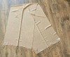 PASHMINA VINTAGE DIN CASMIR SI MATASE, Alb