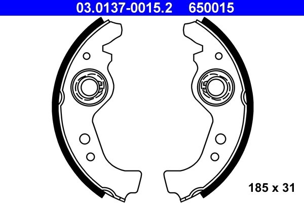 ATE 03.0137-0015.2 Set saboti frana