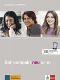 DaF kompakt neu A1-B1. &Uuml;bungsbuch mit MP3-CD - Paperback brosat - Birgit Braun, Margit Doubek, Nadja F&uuml;gert - Klett Sprachen