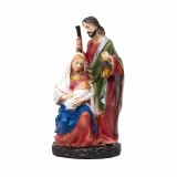 Statueta decorativa din rasina cu Famila Sfanta, inaltime 20cm / ZTS 8046