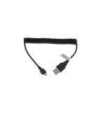 Cablu de Date Spiral Micro-USB Negru, Otb