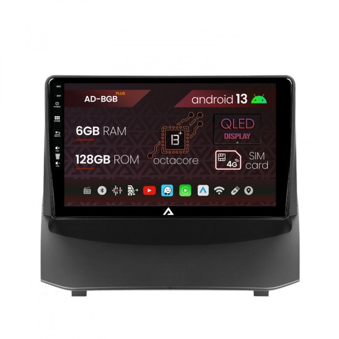 Navigatie Ford Fiesta (2013-2017), Android 13, B-Octacore 6GB RAM + 128GB ROM, 9 Inch - AD-BGB9006+AD-BGRKIT131-1317