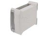 Carcasă pentru șină DIN gri 101mm x 45mm x 119,5mm