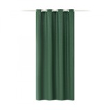 Draperie Elfie Opac cu inele Jemidi, 140 x 245 cm, Verde, Poliester, 55279.80.01