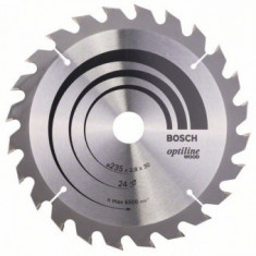 Bosch Panza ferastrau circular Optiline Wood, 235x30x2.8mm, 24T, reductie 25mm - 3165140194990