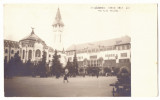 3751 - TARGU-MURES, Market, Romania - old postcard, real PHOTO - used - 1940, Circulata, Fotografie