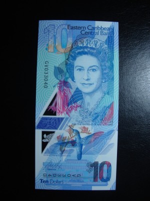 CARAIBE 10 DOLARI UNC foto