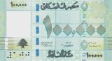 Bancnota Liban 100.000 Livre 2011 - P95a UNC ( modificari desen - vezi descriere )