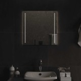 vidaXL Oglindă de baie cu LED, 50x50 cm