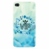 Husa silicon pentru Apple Iphone 4 / 4S, VIP Qeen