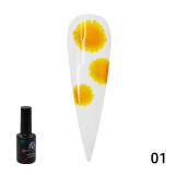 Oja Semipermanenta Flowers Ball 10 ml, 01