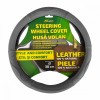 Husa volan piele naturala RoGroup, gri Automobile ProTravel, Ro Group