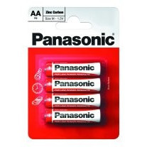 Panasonic baterii r6 aa zinc carbon 4 buc la blister foto