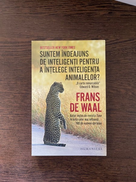 Frans de Waal Suntem indeajuns de inteligenti pentru a intelege inteligenta animalelor?