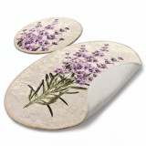 Cumpara ieftin Set Covor de baie 2 bucati Lavanda, Multicolor