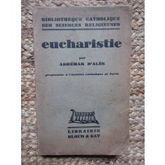 EUCHARISTIE - ADHEMAR D&#039;ALES