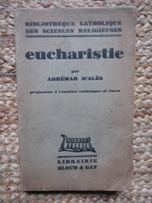 EUCHARISTIE - ADHEMAR D&amp;#039;ALES foto