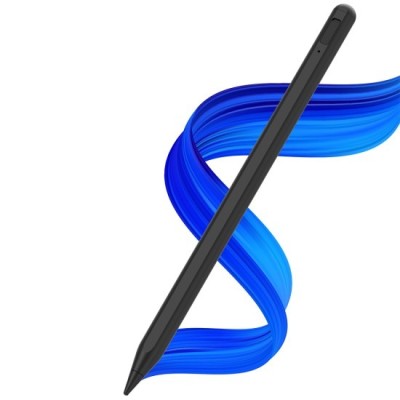 Stylus Pen pentru Tableta, Bluetooth, Type-C, 125mAh - Techsuit (AC10SH) - Black Diamond foto