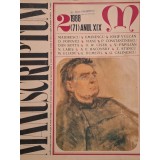 D. Panaitescu Perpessicius - Manuscriptum, nr. 2/1988 (71) anul XIX (Editia: 1988)