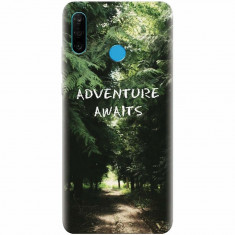 Husa silicon pentru Huawei P30 Lite, Adventure Awaits Forest