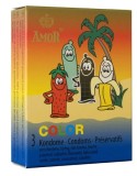 Prezervative pentru intarzierea ejacularii Amor Color 3 buc
