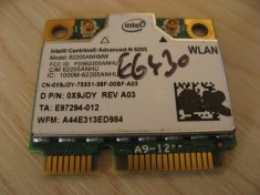 Placa wireless laptop Dell Latitude E6430, Intel Advanced-N 6205, 6205ANHMW foto