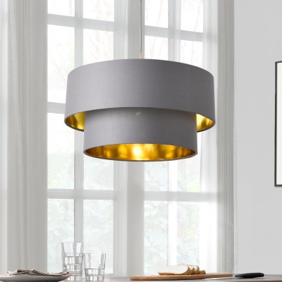 Lustra Lopar G40 E27 gri/auriu [lux.pro] HausGarden Leisure foto