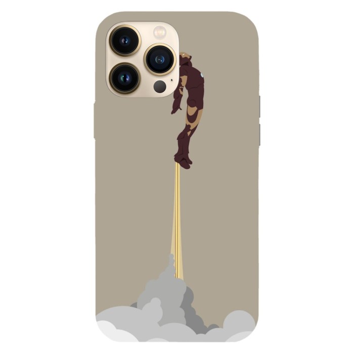 Husa compatibila cu Apple iPhone 12 Pro Max model Rise of the ash Iron Man, Silicon, TPU, Viceversa