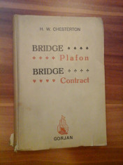 BRIDGE - plafon BRIDGE - contract (pentru incepatori si avansati) (1944) - H. W. CHESTERTON foto
