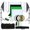 Kit foto studio,2 lumini softbox,suport fundal 2x3 m,4 panze fundal,2x bec 135W,reflector 5in1 + geanta transport, Oem