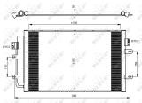 NRF 350083 EASY FIT Condensator, climatizare