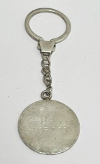 breloc vintage din argint 925 cu placuta pentru personalizare